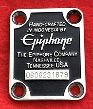 Placa de pescoço original Epiphone por Gibson Thunderbird braço baixo 2008 comprar usado Placa de pescoço original Epiphone por Gibson Thunderbird braço baixo 2008 comprar usado  Enviando para Brazil