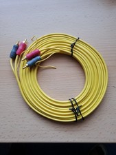Cinchkabel vergoldete stecker gebraucht kaufen  Lengede