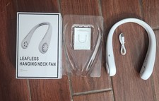 Ventilador de pescoço portátil USB RECARREGÁVEL SEM FOLHAS PENDURADO 3 VELOCIDADES, usado comprar usado  Enviando para Brazil