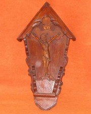 Altes geschnitztes holzkreuz gebraucht kaufen  Berlin