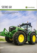 John Deere 6R 08 / 2015 catalogue brochure tracteur tractor Allemand German  na sprzedaż  PL