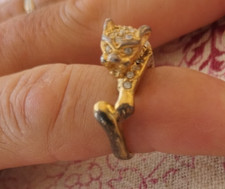 Bague leopard incrustee d'occasion  Les-Issambres