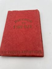 Ricordo firenze libretto usato  Tivoli