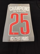 Flocage psg champion d'occasion  Longuyon