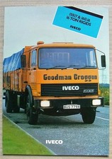 Folheto de vendas comerciais FIAT IVECO 159.17 & 160.16 16 TON RIGIDS 1982 #145A comprar usado  Enviando para Brazil