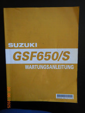 Wartungsanleitung suzuki gsf65 gebraucht kaufen  Hannover