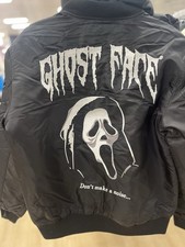 Usado, Jaqueta bombardeiro com capuz Scream Ghostface tamanhos Reino Unido tamanho XS-2XL comprar usado  Enviando para Brazil