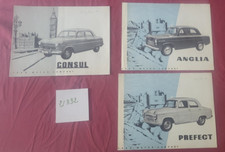 N°21332 / FORD  Belgique 3 dépliants en français 1954 / Prefect/Anglia/Consul comprar usado  Enviando para Brazil