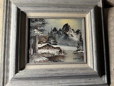 art cabin winter oil painting for sale art cabin winter oil painting for sale Langhorne
