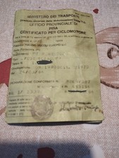 Libretto piaggio ciao usato  Torricella del Pizzo