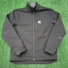 Jaqueta Carhartt Masculina Média Preta Pintura Softshell Lã Forrada Quebra-Vento Trabalho comprar usado  Enviando para Brazil