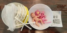 My Mini Baby Series 2 - Berço coelho rosa e amarelo com cabelo vermelho gengibre bebê comprar usado  Enviando para Brazil