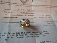 Gelbgold brillantring 48 gebraucht kaufen  Frankfurt am Main