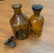 Two amber apothecary for sale  Las Vegas