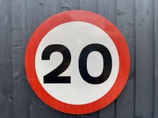 Road sign 20mph for sale  AMMANFORD