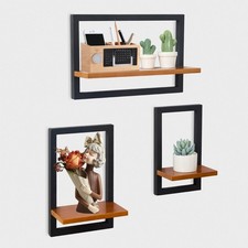 Wandregal hi-home Set 3 Stück – Wanddeko Regal – Holz Nussbaum na sprzedaż Wandregal hi-home Set 3 Stück – Wanddeko Regal – Holz Nussbaum na sprzedaż  PL