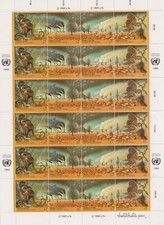 UNO Wien 1993 Mi.-Nr. 156-159 Klimaveränderungen durch Umweltverschmutzung **, usado comprar usado  Enviando para Brazil