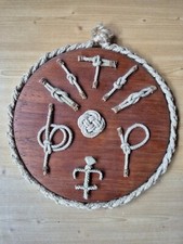 Knotentafel rund knotenbild gebraucht kaufen  Bremen
