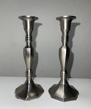 Pewter candlesticks taper for sale  Harker Heights