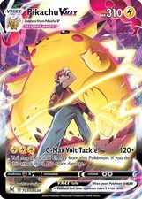 Pikachu VMAX - TG17/TG30 - Pokemon Lost Origins Trainer Gallery cartão raro quase perfeito comprar usado  Enviando para Brazil
