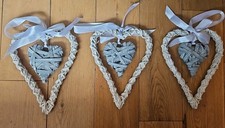 Rustic wicker hanging for sale  MANCHESTER