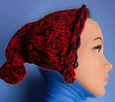 Handgestrickte bommel wollmüt gebraucht kaufen  Kell