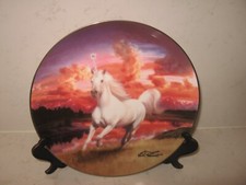 Unicorn plate mystical for sale  WELLINGBOROUGH