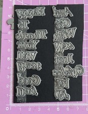 Sentiments cutting dies for sale  WATERLOOVILLE