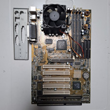 ASUS P5A rev 1.03 ATX ALi ALADDiN Super Socket 7 + AMD K6-2 333Mhz + Cooler na sprzedaż  PL