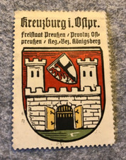 Rtswappen kreuzburg stpreußen gebraucht kaufen  Eichwalde