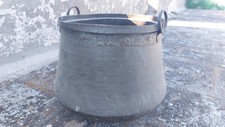 Grande antico paiolo usato  Sava