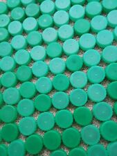 100 green plastic for sale  WAKEFIELD