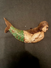 Mermaid hand carved for sale  Alger