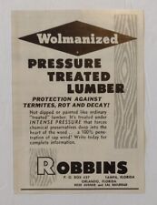 1958 wolmanized pressure for sale  Elmer