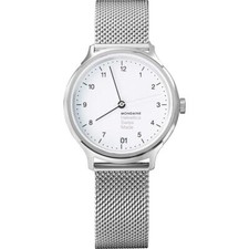 Usado, Relógio feminino Mondaine Helvetica No1 regular 33 mm aço mostrador branco MH1.R1210.SM comprar usado Usado, Relógio feminino Mondaine Helvetica No1 regular 33 mm aço mostrador branco MH1.R1210.SM comprar usado  Enviando para Brazil
