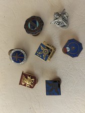 7distintivi vari smalto usato 7distintivi vari smalto usato  Acqui Terme