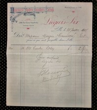Invoice liegeois printing d'occasion  Expédié en Belgium