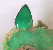 Ring chrysopras 925er gebraucht kaufen  Heiligenhaus