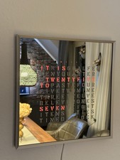 Wortuhr leseuhr wordclock gebraucht kaufen  Weingarten