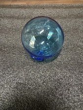Bola flutuante de pesca de vidro japonês Ukidama vintage Bindama azul claro comprar usado  Enviando para Brazil