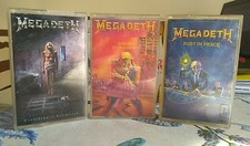 Megadeth n.3 musicassette usato  Vaiano Cremasco
