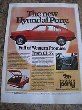 New hyundai pony for sale  BRISTOL