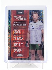 DRICUS DU PLESSIS 2025 TOPPS CHROME UFC TALE OF THE TAPE BLACK GEO 2/2 Q1814 comprar usado DRICUS DU PLESSIS 2025 TOPPS CHROME UFC TALE OF THE TAPE BLACK GEO 2/2 Q1814 comprar usado  Enviando para Brazil