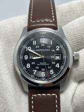 Usado, Relógio masculino automático Hamilton cáqui campo MOD mostrador preto comprar usado  Enviando para Brazil