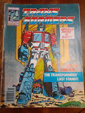 Transformers marvel issue for sale  CARDIFF