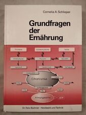 Grundfragen ernährung schliep gebraucht kaufen  Boizenburg/ Elbe