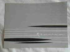 Lancia flavia brochure for sale  KINGS LANGLEY