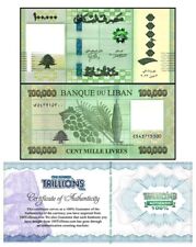 Lebanon 100 000 d'occasion  Expédié en Belgium