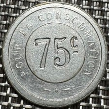 Jeton centimes consommation d'occasion  Senlis