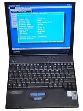 Notebook antigo Compaq Evo N400c acoplamento Intel Pentium III 700MHz 256MB  comprar usado  Enviando para Brazil